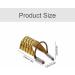 Reusable Nail Art Stencil Set - 10 Gold DIY Manicure Templates for Perfect Nail Design - Buy Online on GoSupps.com