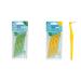 Tepe angle interdental brushes green (ISO size 5: 0.8 mm) & angle interdental brush yellow (ISO size 4: 0.7 mm) / controversial cleaning of interdental spaces even in hard -to -reach areas Bundle with interdental brushes yellow