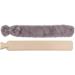 Premium Tubular Hot Water Bottle with Faux Fur Cover - 73 x 12 cm | International Shipping Available - Buy Online on GoSupps.com