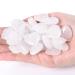 XIANNVXI 20 Pcs Clear Quartz Crystal Heart Stones Natural Clear Quartz Healing Gemstones Reiki Crystal Gifts for Meditation Energy Balancing