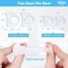 Hilph Bunion Corrector & Toe Straightener for Men and Women 4 Big & 2 Middle Gel Toe Separators Minimally Invasive Hallux Valgus & Hammer Toe Straightener-White - Buy Online on GoSupps.com