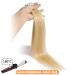 Elailite Invisible Hair Extensions - 20 Pieces Remy Tape Extensions 45cm 50g #613 Bleached Blonde Real Human Hair - Buy Online on GoSupps.com