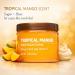 Mango Scent Body Scrub with Sugar and Shea Textured Exfoliating Body Care Cream for Routine Skin Use Wide Jar Format 18 oz - Buy Online on GoSupps.com