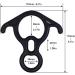 NAXEN 50kN Figure 8 Descender with Bent Ear Belay Device Black - Buy Online on GoSupps.com