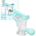 Eye Wash Cup Silicone Eye Wash Cleaner Kit Squeeze Eye Cleaning Cup Tool for Soothing Tired Eyes Clean Makeup Residue (Blue) - Buy Online on GoSupps.com