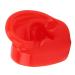 Simulated Ear Model for Acupuncture Clinics - Tough, Water-Resistant, Slick & Soft (Red) - Buy Online on GoSupps.com