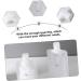 Travel Bag Set with Reusable Squeeze Shampoo Bottles - Wofashpuret 16.5x7.8cm International Shipping - Buy Online on GoSupps.com