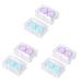 JECOMPRIS Accessories 6 STK mini containers for colored contact lenses carrying bag for contact lenses case lens container container contact lens container tweezers invisible mirror box