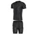 TUOY Youth Boys Padded Protective Shirts + Shorts for Football Paintball Baseball Black Padded Shirt+short X-Large