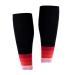 Yardwe Footless Compression Socks - Elastic Calf Support Sleeve for Men & Women - Breathable Shin Splint Relief & Sports Calf Brace - Red - Buy Online on GoSupps.com