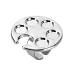 Mini Nail Art Polish Holder - Set of 2 Nail Palette Finger Rings - Buy Online on GoSupps.com
