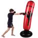 Punching Bag for Kids, Free Standing Boxing Bag for Bounce Back Heavy Punching Bag for Practicing Karate, Taekwondo, De-Stress Boxing Bag for Kids aldult-red
