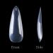 AORAEM Clear Long Stiletto False Nails - 500Pcs Full Cover Artificial Nail Tips in 10 Sizes for Nail Salon - Buy Online on GoSupps.com