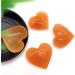 Beautiful 1PC Natural Orange Selenite Heart Shaped Hand Carved Gypsum Crystal Stone for Decoration Quartz Crystals Natural Stones and Minerals - Buy Online on GoSupps.com
