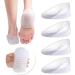 Buy Shoe Heel Cushion Pads for Plantar Fasciitis & Heel Blister Prevention - SEBS Shock Absorption Transparent & Breathable Lift - Small Size - Buy Online on GoSupps.com