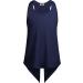 Zaclotre Kid Girls Navy Blue Athletic Tank Top | Open Tie Back Workout Shirt (9-10 Years) - Buy Online on GoSupps.com