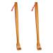 Plafope 2 pieces fragrant wood massage device body scratching massage shoulder back scratchy backkratz tools wood scratches backscarf back massager back scratch