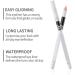 miduoidn 12PCS White Eyeliner Smooth High Gloss Waterproof Eyeliners Pigmented Eye Brightener Highlighter Eyeshadow Beginner Gift - Buy Online on GoSupps.com