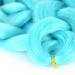 Premium 1-Colored Braid Hair 2m - Light Water Blue for Rasta Braids Dreads and Hairstyles | Mybraids - Buy Online on GoSupps.com
