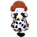 Morbuy Pet Cat Clothes Shirt Kitten Puppy Jumper Sweater Costumes Dog Coral Fleece Cloth Sweatshirts Adorable Wearing Stylish Cozy Halloween Christmas (L Cow) L Cow
