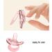 Sunaomni Mam Dummies - Baby Silicone Pacifier for Newborns & Toddlers | Multifunctional Breastfed Baby Supplies | Pink - Buy Online on GoSupps.com