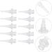 Outanaya 10pcs Ear Cleaning Disposable Tips for Ear Wash Systems Fit Nozzles Sturdy Material for Family Use Care Supply - Buy Online on GoSupps.com