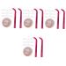 minkissy 4 Sets Eye Makeup Aid Eyelash Stencils Eyelash Stamp for Beginner Lower Eyelash Stamps Eye Makeup Tool Bottom Lashes Stamps Eyelash Stencil for Makeup Stamp Eyelash Diphenylene