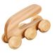 Healeved roller massage device Hand massage devices anti-roller wood roller massager for the body massage roller for the legs leg massage tab Massage stick made of wood small wood