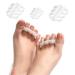 PEDIMEND Silicone Gel Hammer Toe Protector | Claw Toe Straightener | Ideal for Hammer Toe Mallet Toe Claw Toe | Unisex | Foot Care (Hammer Toe Straightener 3PAIR - 6PCS) Hammer Toe Straightener 3PAIR - 6PCS