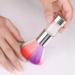 Colorful Acrylic Nail Brush Cleaner - Dust Removal Tool for Nail Art - Silver Makeup Brush - Buy Online on GoSupps.com