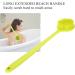 Soft Silicone Body Brush with Long Handle - Best Back Bath Shower Massage Tool for Exfoliating - Buy Online on GoSupps.com