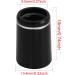 Golf Ferrule 10PCS 9.5x19x13.4mm Black Tapered Ferrules with Silver Ring - Universal Irons Shaft - Buy Online on GoSupps.com