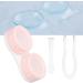 Buy Verdant Touch Portable Pink Contact Lens Box Set | Travel Size Transparent Case with Tweezers | Multi-Colored | International Shipping Available - Buy Online on GoSupps.com