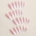 AJTUTUS French Tip Press on s Full Cover False s False s Glossy Nude False s Tip Manicure Supplies - Buy Online on GoSupps.com