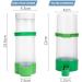 XISTEST 2PCS Automatic Bird Feeder & Water Dispenser Set for Cage - Ideal for Pet Parrots, Budgies, Lovebirds, Cockatiels - 140ml + 150ml Capacity - Buy Online on GoSupps.com
