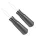 2 Pack Button Hook and Zipper Pull Helper - Dressing Button Aid Assist Tool for Arthritis Disabled Elderly - 2 in 1 Dressing Aids Tool