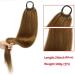 60 cm Long Straight Ponytail Hairpiece - Synthetic Hair Extension for Women & Girls (Light Brown) - Buy Online on GoSupps.com