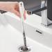 Pipe Dredging Brush Bathroom Hair Sewer Sink Cleaning Brush Drain Cleaner Clog Plug Hole Remover Tool - Buy Online on GoSupps.com