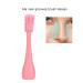 5 Pieces Manual Silicone Face Cleaning Brush Portable Deep Cleaning Skin Massager for Flawless Skin (Pink) | International Shipping - Buy Online on GoSupps.com