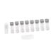 JECOMPRIS 8S Colored contact lens container Storage socket Storage container for travel contact lenses Storage of mirror film cleaning sets Pocket ABS gray 21x7x2.5cm