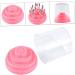 POPETPOP 3 Pcs 48 Nail Bit Nail Display Stand Nail Drill Bit Container Nail Drill Bit Holder Nail Drill Bits Stand Nails Drill Bits Manicure Drill Bits Holder Written Multicolor Size 1x3pcs Pinkx3pcs - Buy Online on GoSupps.com