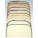 1 Ply Organic Flannel Washable Baby Wipes 8 x 8 Inches Organic Thread Earth s Palette Set of 10 - Buy Online on GoSupps.com