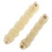 KALLORY Womens Hair Clips Hair Bun Maker French Hair Fold Wrap Snap 2pcs Hair Styling Styler Ring Former Shaper Doughnut Donut Chignon Hair Curler Accessories Beige Hair Donut