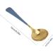 Soup Spoons Stainless Steel Tablespoons with 6 Colors 5 Pieces of Kitchen Dinner Dessert Scoops Set for Tea Dessert Salt Sugar(Blue) - Buy Online on GoSupps.com