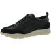 Vionic Women's Momentum Nyla Comfortable Leather Fashion Shoes- Supportive Walking Sneakers That Include Three-Zone Comfort with Orthotic Insole Arch Support 5 Black Tumbled Leather