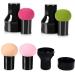 4pcs Mushroom Cosmetic Makeup Sponges with Handle for Makeup