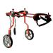 Adjustable Dog Wheelchair Two Wheels Pet Rehabilitation Cart for Handicapped Hind Legs Animal Exercise Wheels for Disabled Cat/Dog/Pet Easy Assemble X - Small