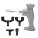 Deep tissue massage device muscle massage pistol for pain relief for legs thighs feet arms calves back neck (t -shape) - 4.92 x 4.72 0.98 inches (gray)