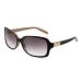 JM Classic Bifocal Reading Glasses Square Stylish Gradient Sunglasses Readers for Women Black 3.25 x