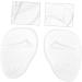 Didiseaon Silicone Forefoot Pad | Women's Clear Heel Insoles | Anti-Slip Metatarsal Support | Plantar Relief | 3 Pairs - Buy Online on GoSupps.com